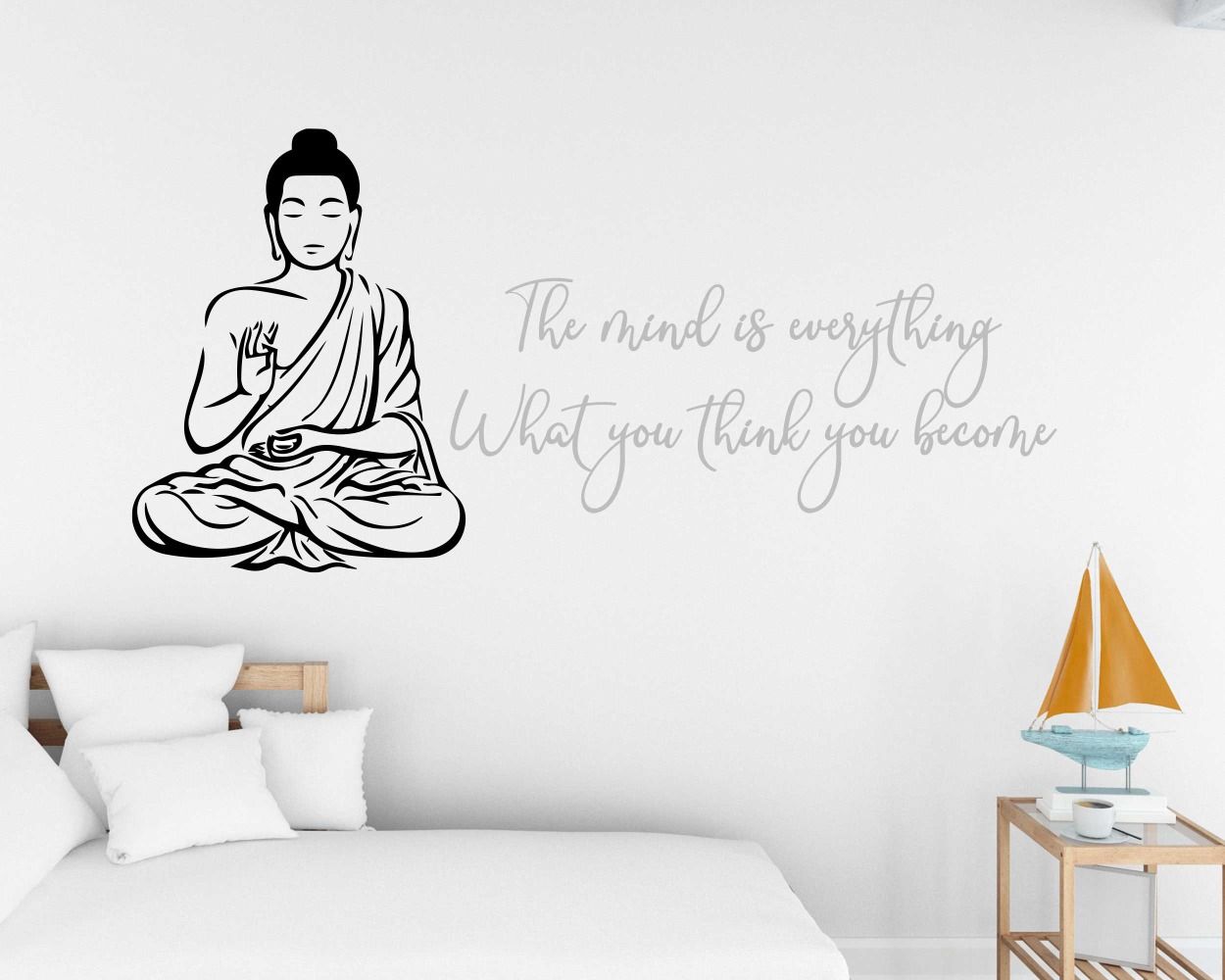 Yoga Quotes Vinyl Wall Decal 