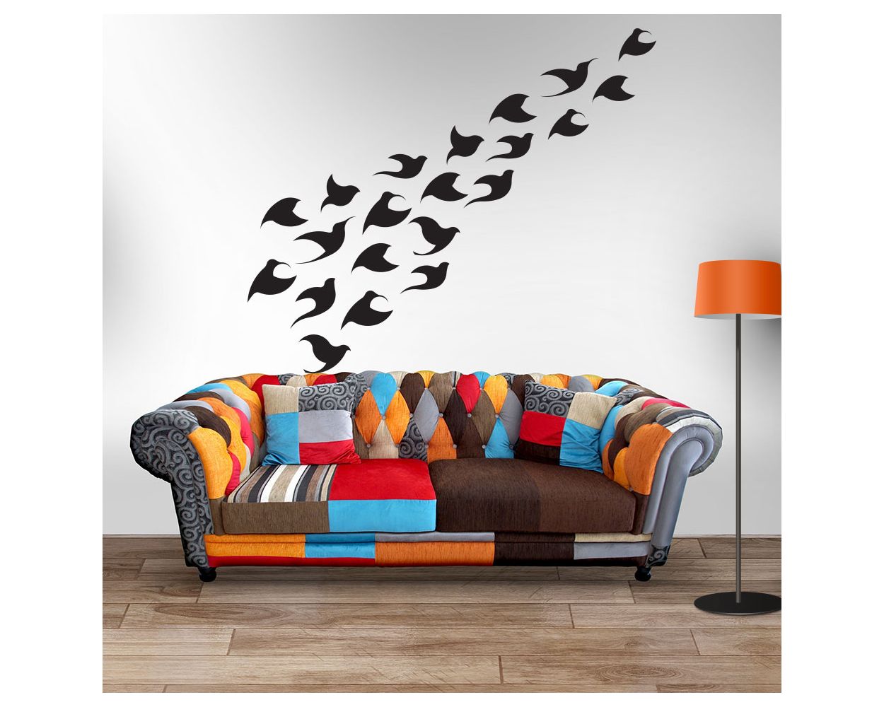 Birds Vinyl Wall Sticker | Huetion