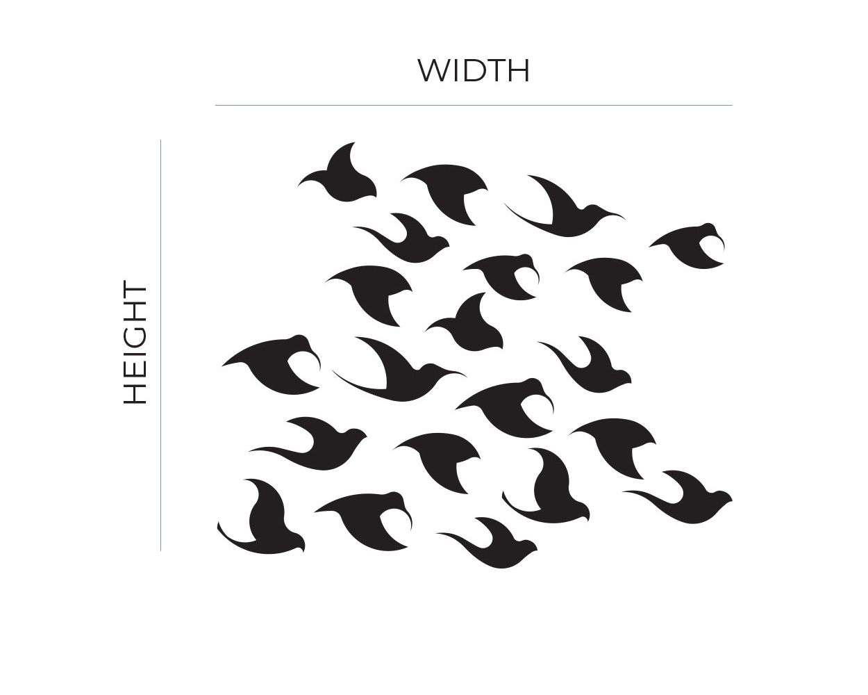 Birds Vinyl Wall Sticker | Huetion