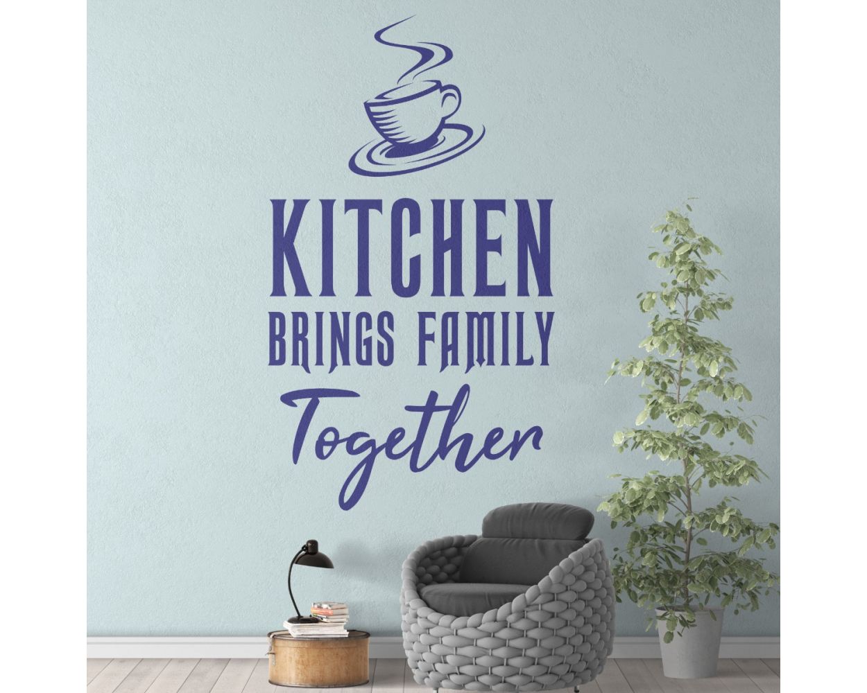 Best Kitchen Brings Family Together Quotes Kitchen Wall Stickers 