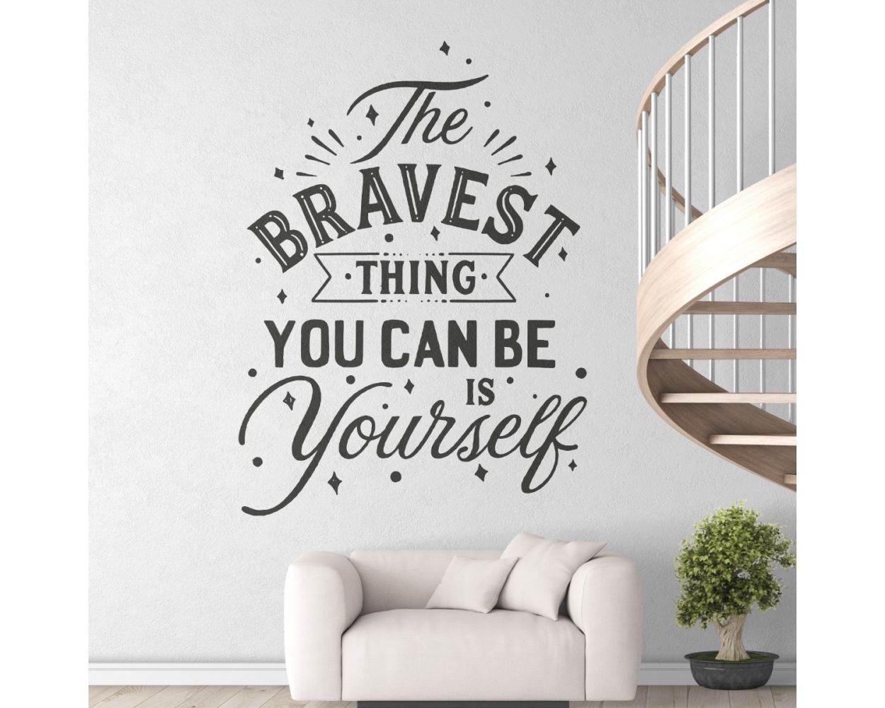 Be Yourself Workplace Motivational Office Quote Wall Decal