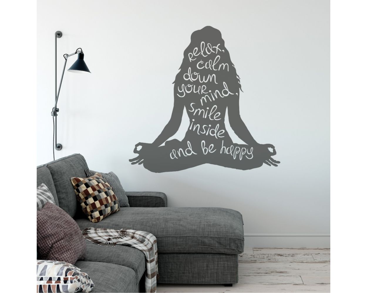 Positive Motive Yoga Quotes Wall Sticker for Wall Decor. shop now