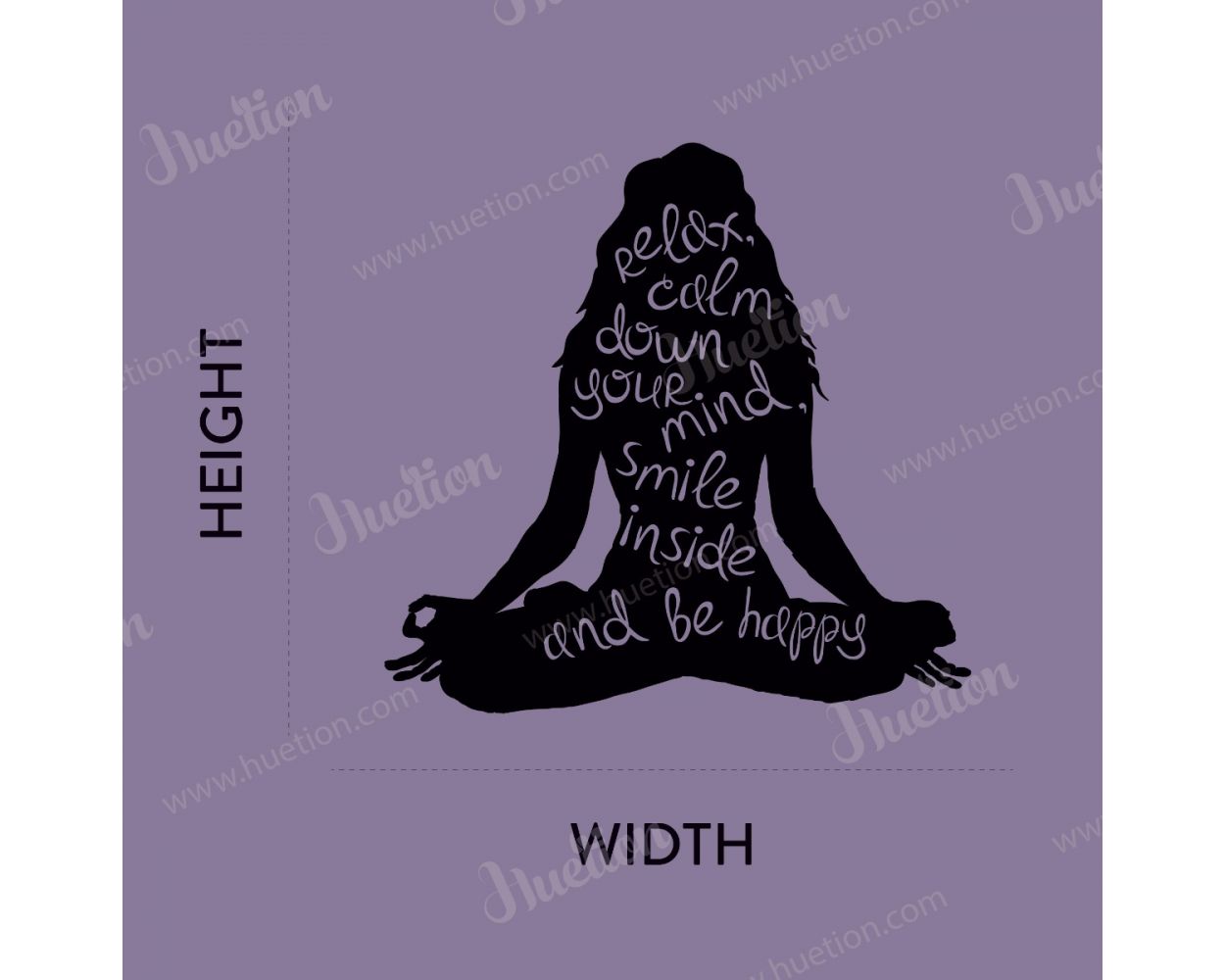 Positive Motive Yoga Quotes Wall Decals for Wall Decor. shop now