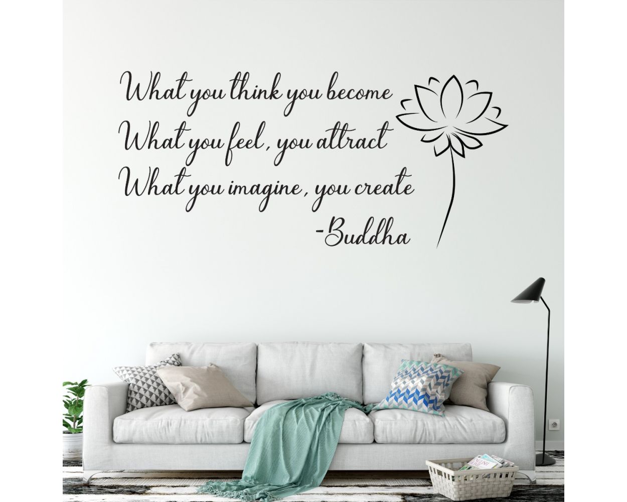 Buddha Positive Wall Stickers. shop now