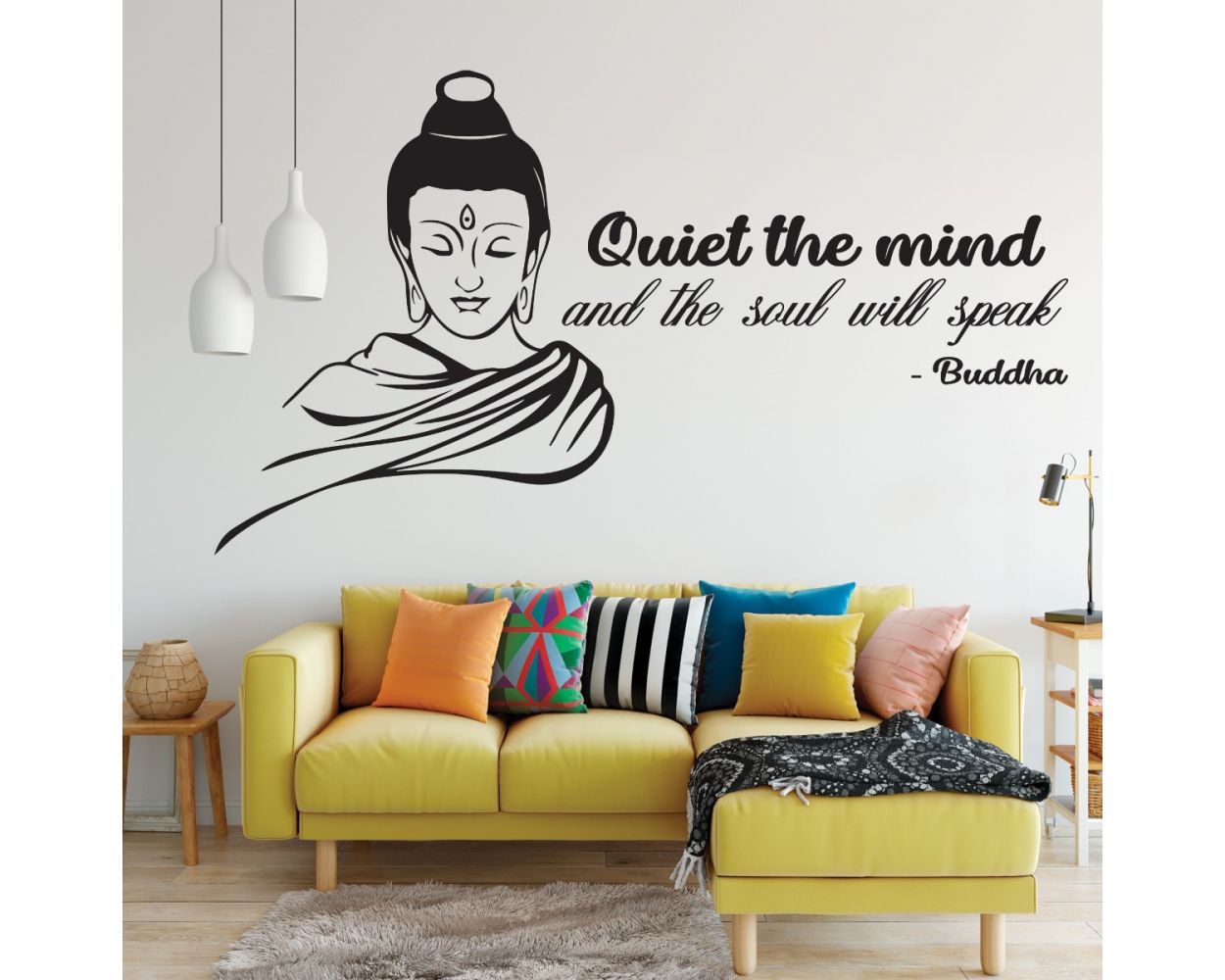 Buddha Positive Wall Stickers. shop now