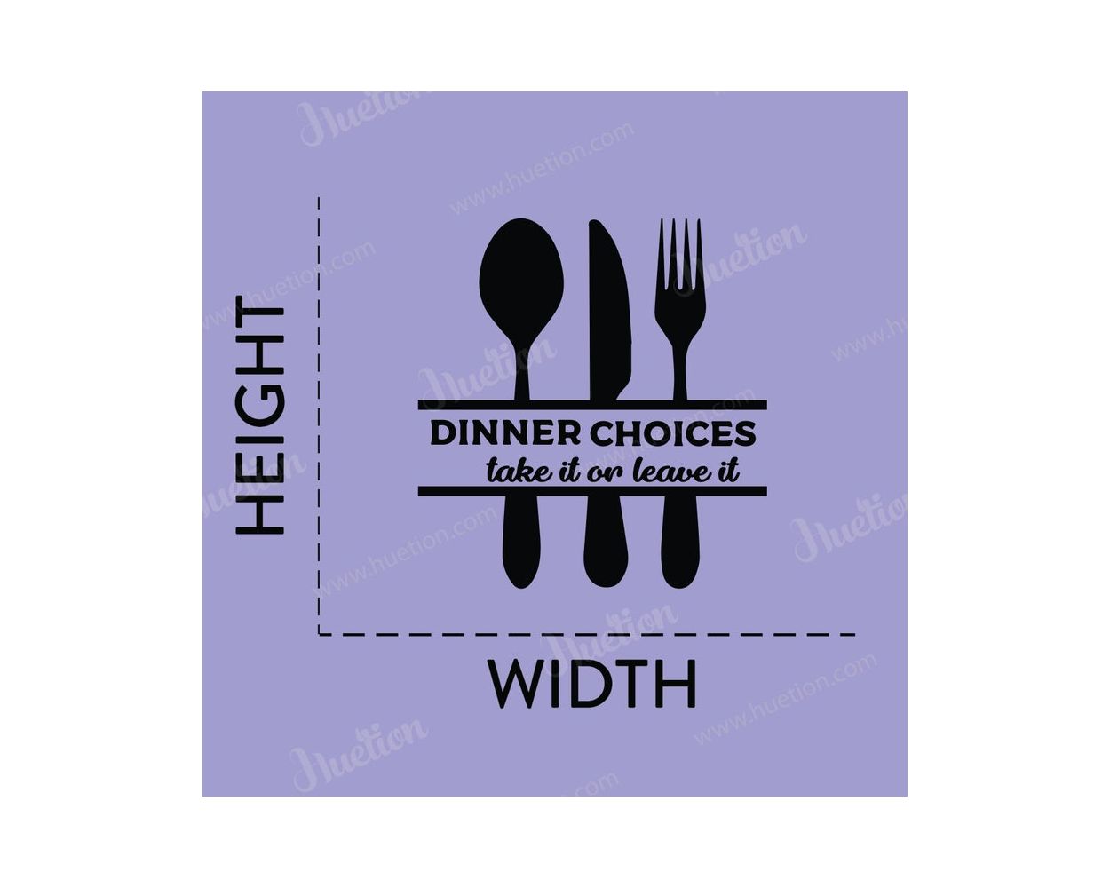 Dinner Choices Quotes Wall Decals for Kitchen Wall Decor. shop now