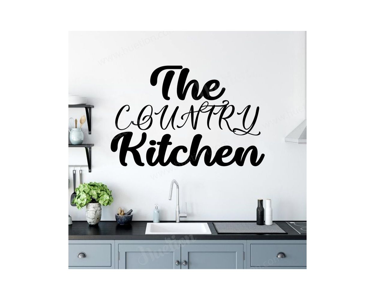 The Country Kitchen Quote Wall Decals for Kitchen Decor. shop now