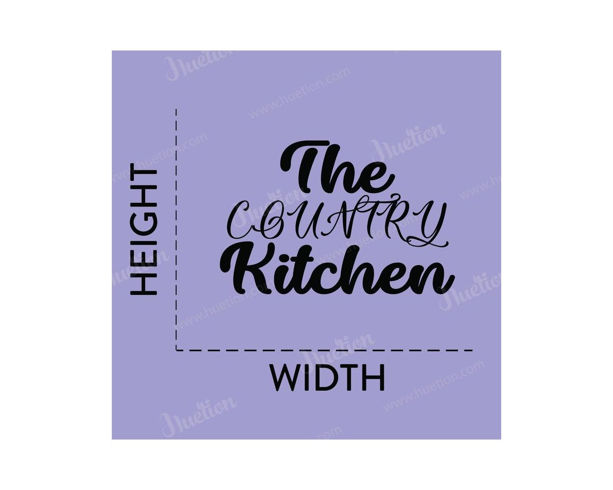 The Country Kitchen Quote Wall Decals for Kitchen Decor