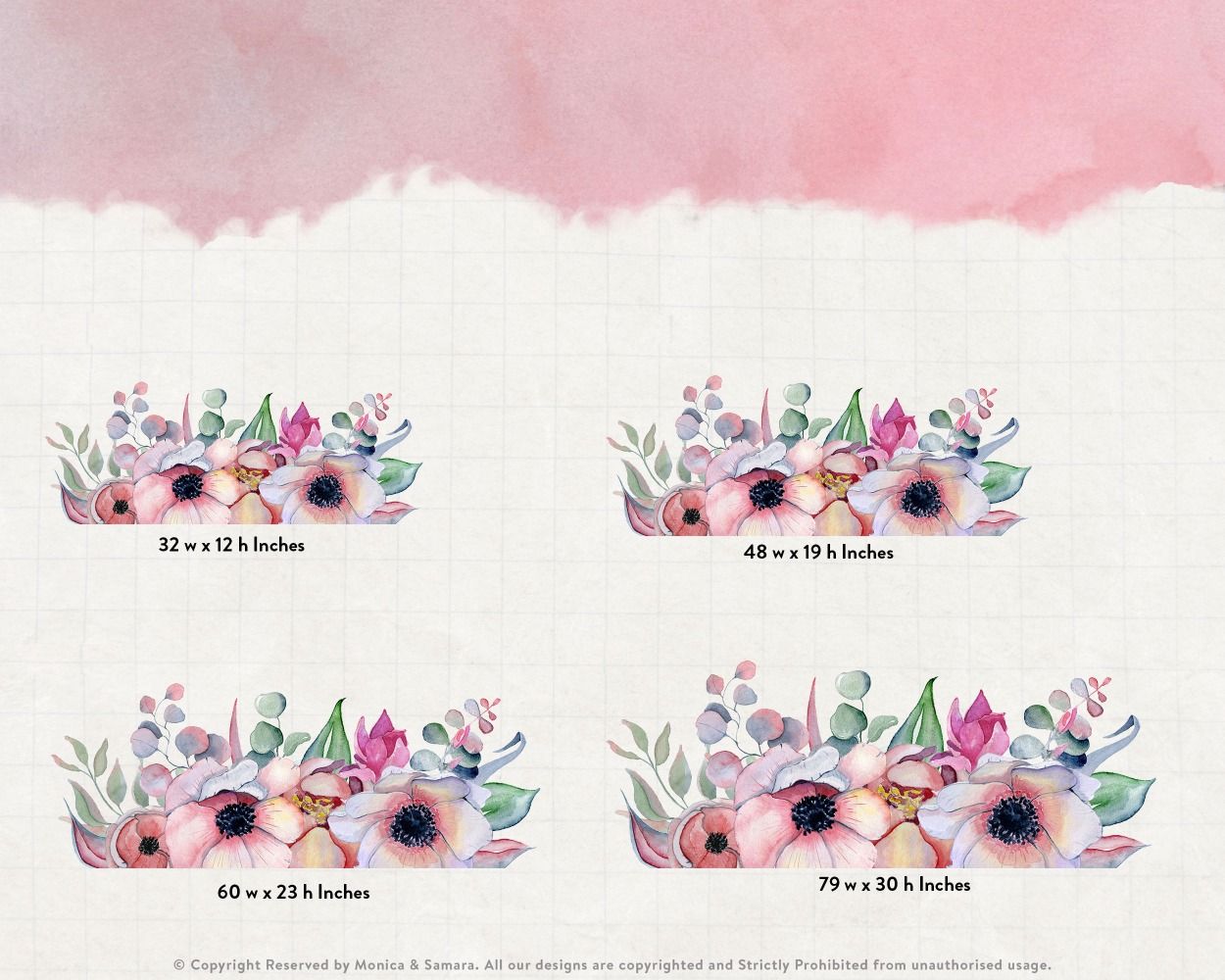 Best beautiful Pancy Floral Headboard Wall Stickers