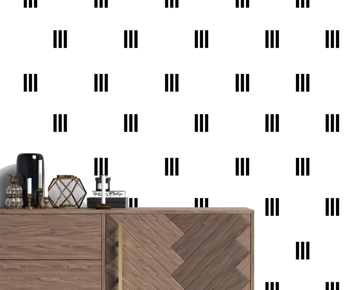Cute and best styles Lines Pattern Wall Sticker Geometric Boho vinyl Wall decals