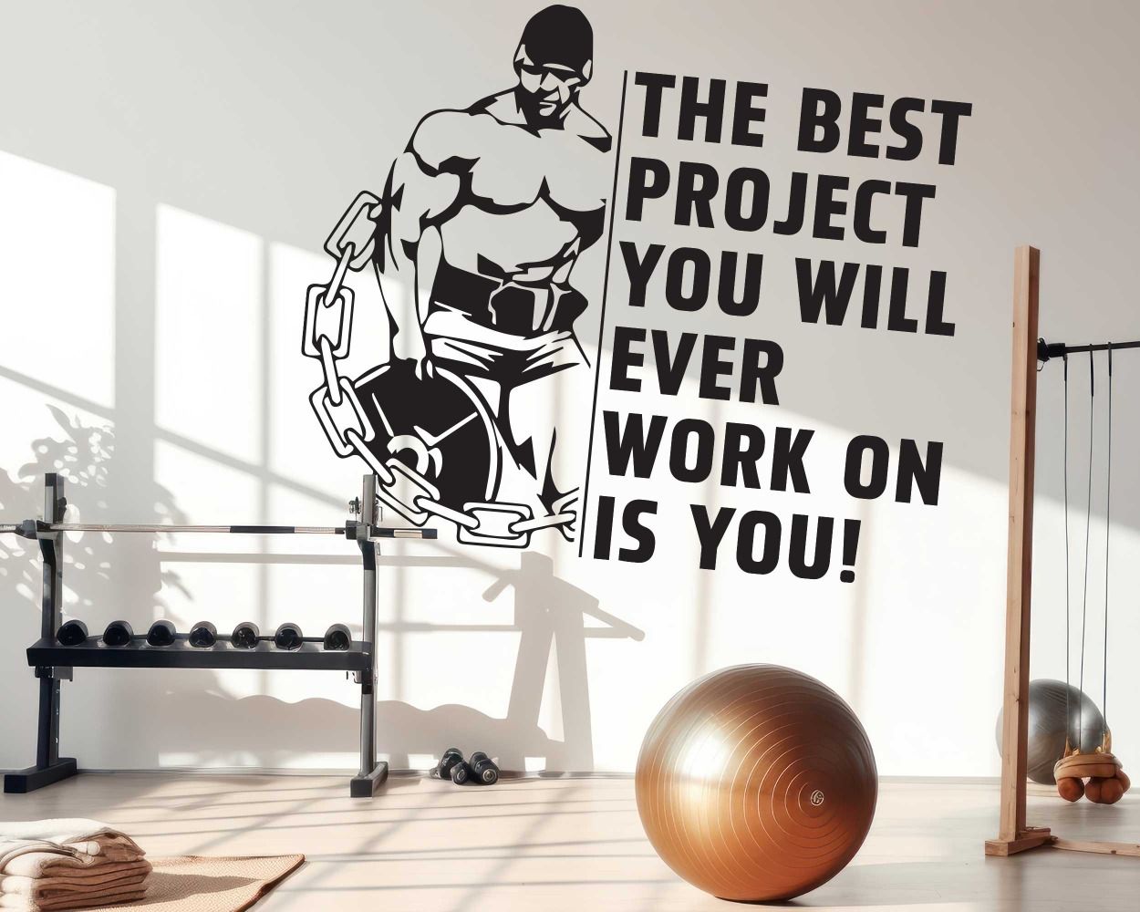 Buy Gym Quotes Inspirational Wall Stickers Online Funny Decals Huetion