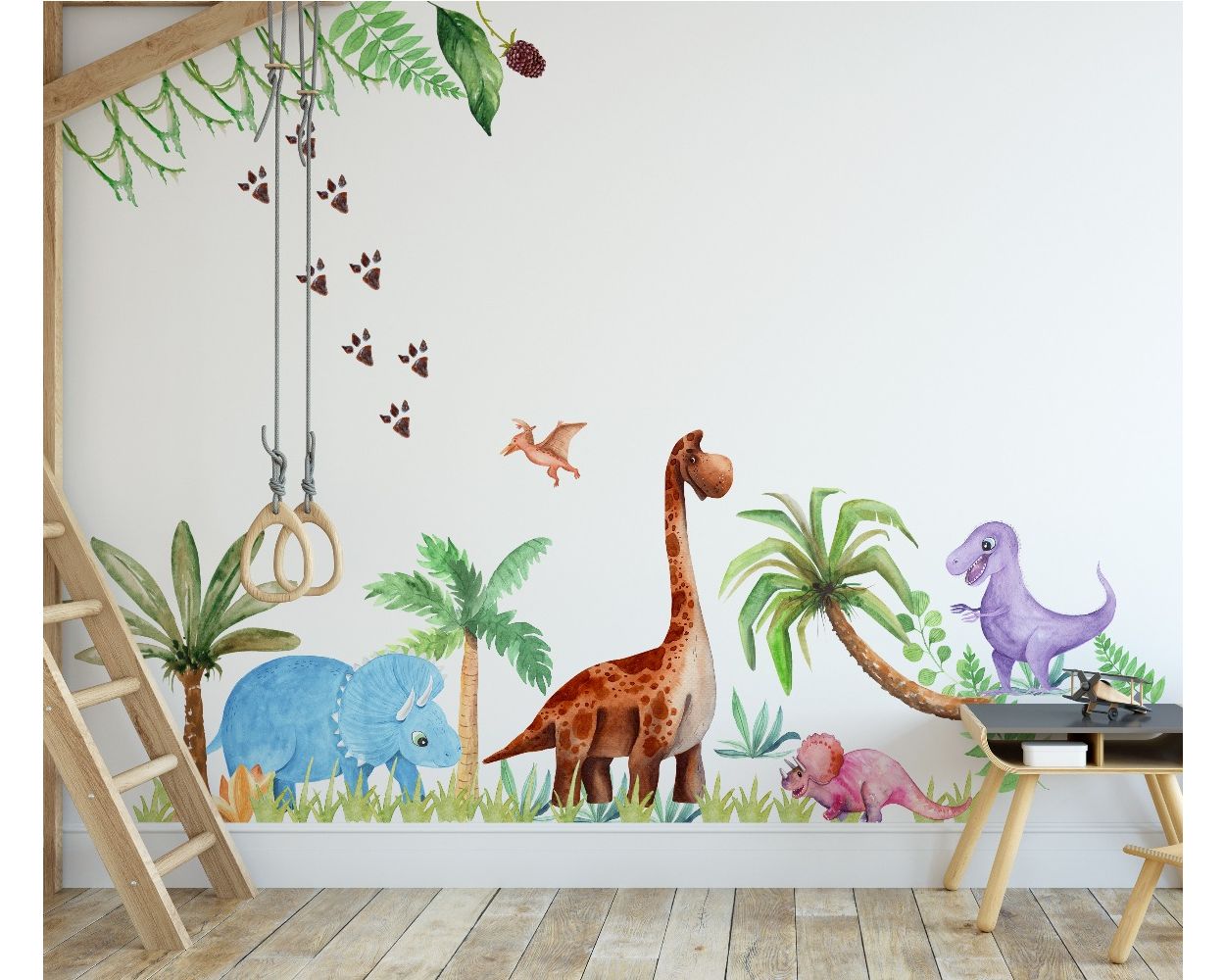 Jurassic Park Wall Stickers 3d Dinosaur Stickers for Kids Room Living Room  Home Decor Diy Cartoon Nursery Movie Mural Art PVC