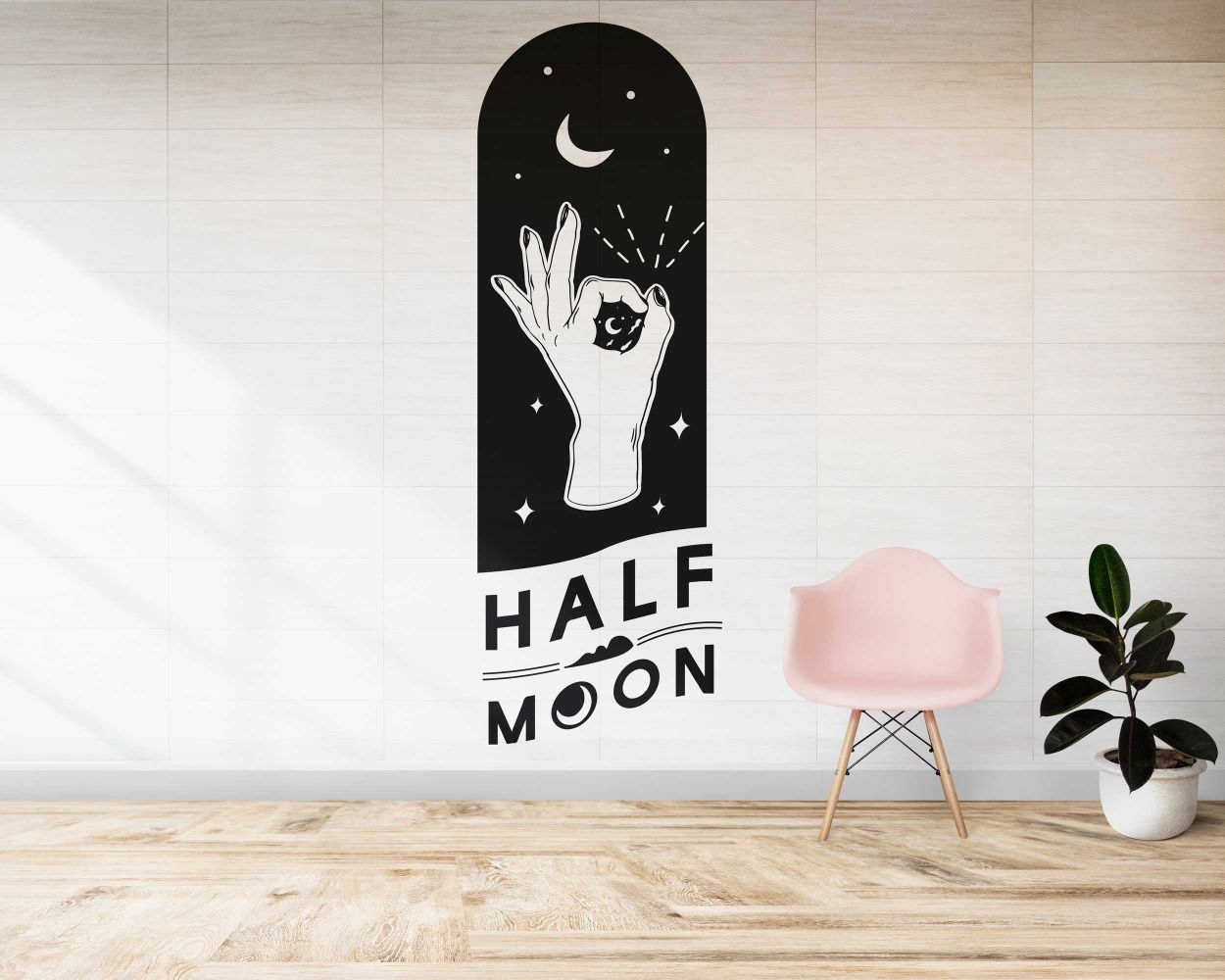 Best Half Moon Wall Stickers