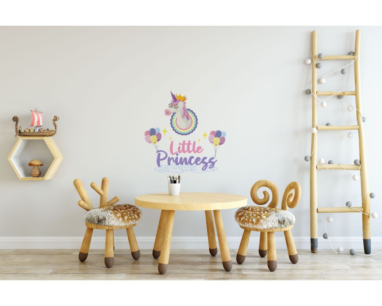 Beautiful Unicorn Vinyl Wall Stickers For Your Little Princess Room Wall Decor