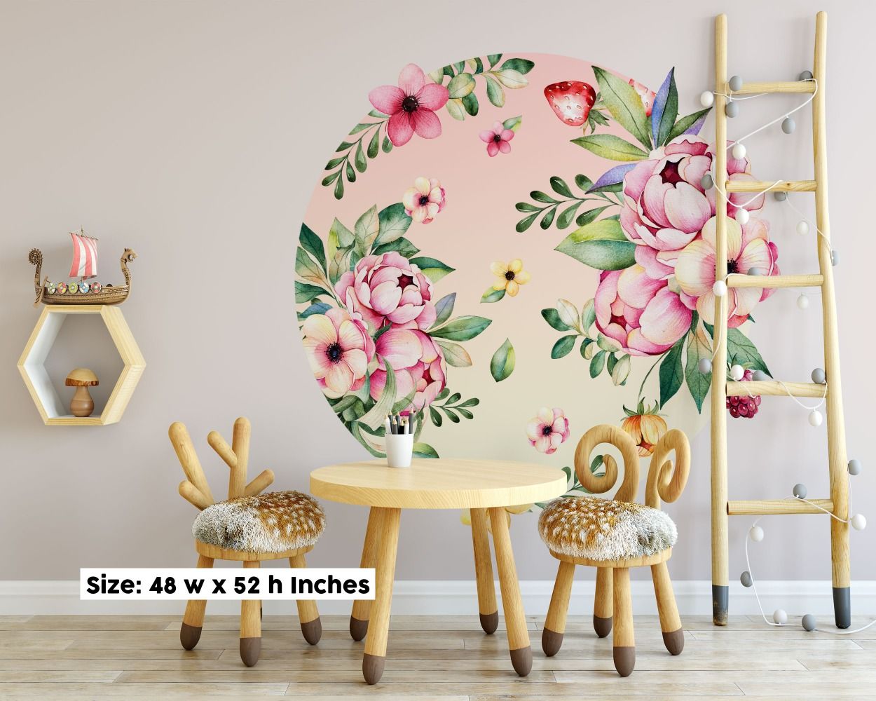 Floral wall discount stickers online