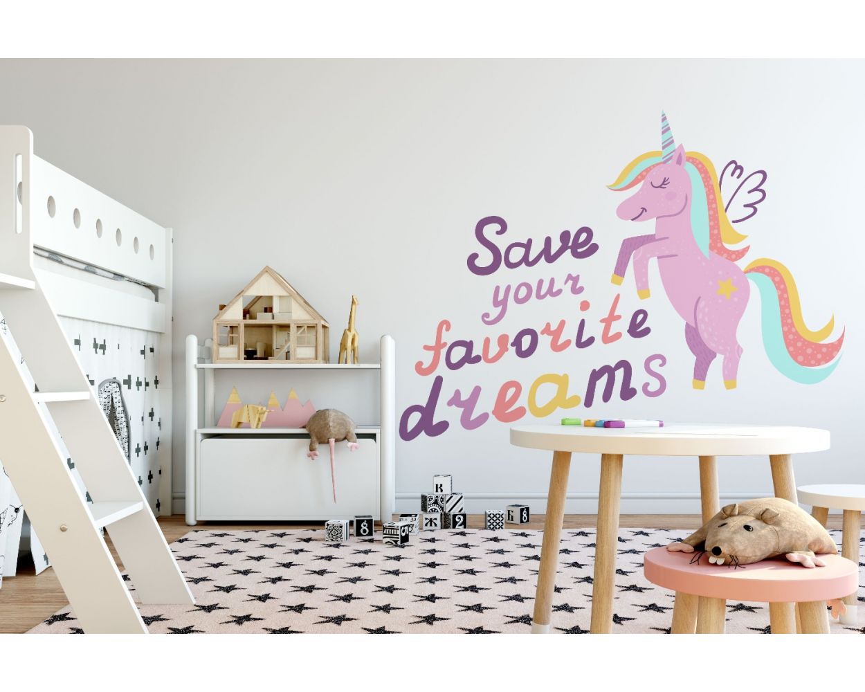 Unicorn Horn Quotes Wall Stickers For Your Children Room Wall Decor