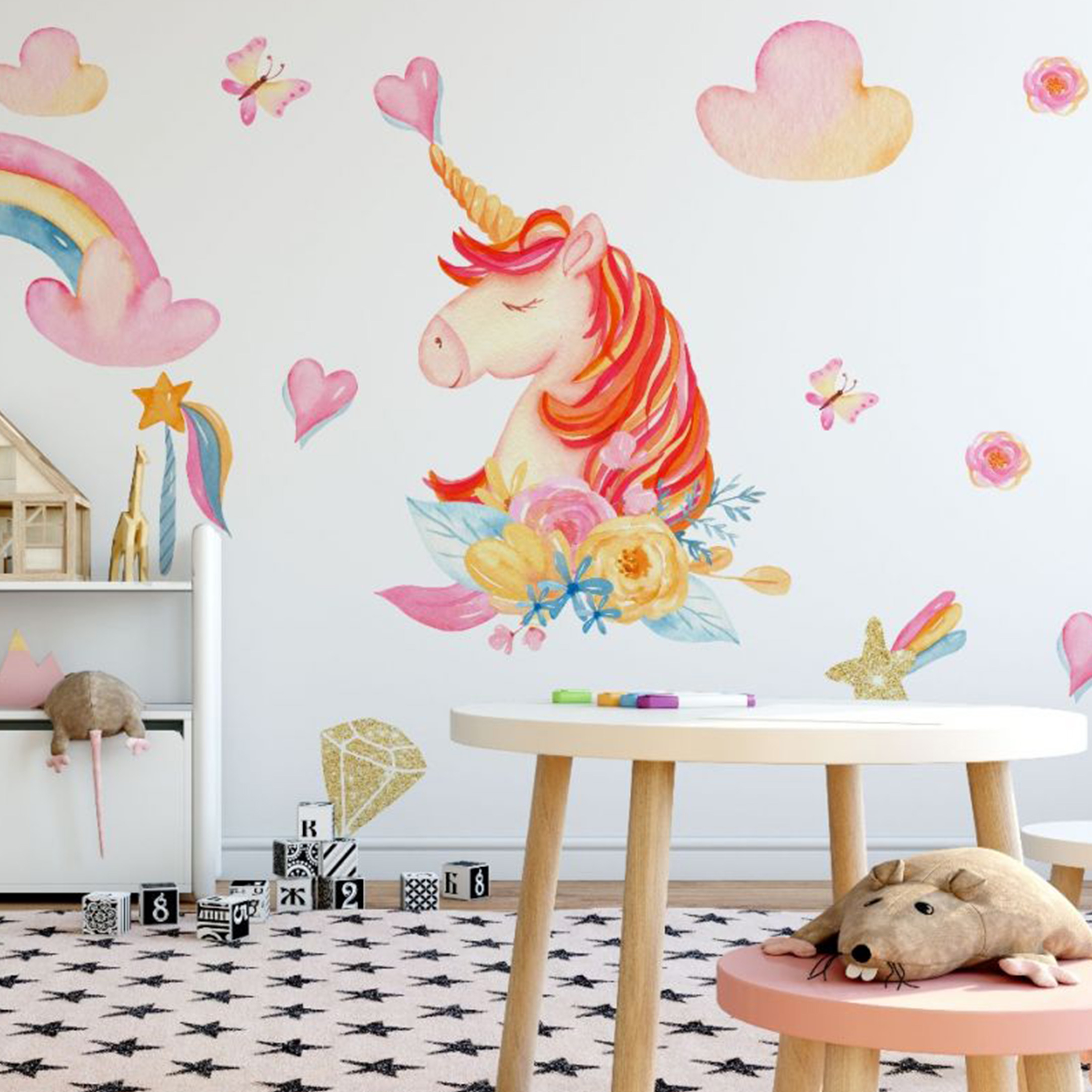 Unicorn Wall Stickers— Making The Nursery A Place Of Fun And Reflection