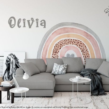 Rainbow Stickers for Kid Room Decor Custom Decals online